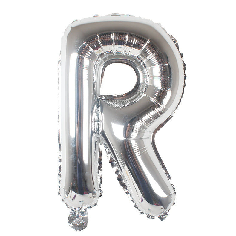 40-Inch Silver Latter A Foil Balloon