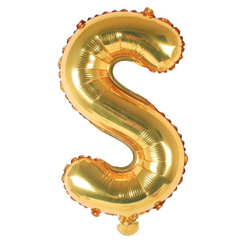 40-Inch Gold Letter Foil Balloon