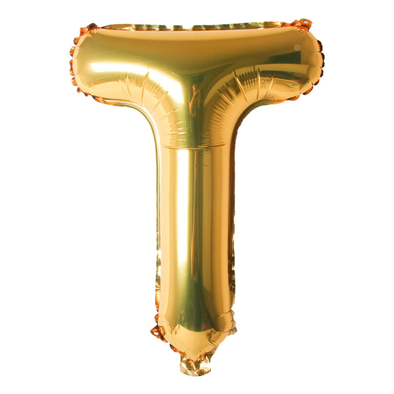 40-Inch Gold Letter Foil Balloon