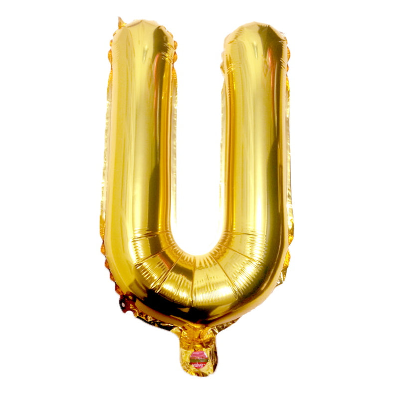 40-Inch Gold Letter Foil Balloon