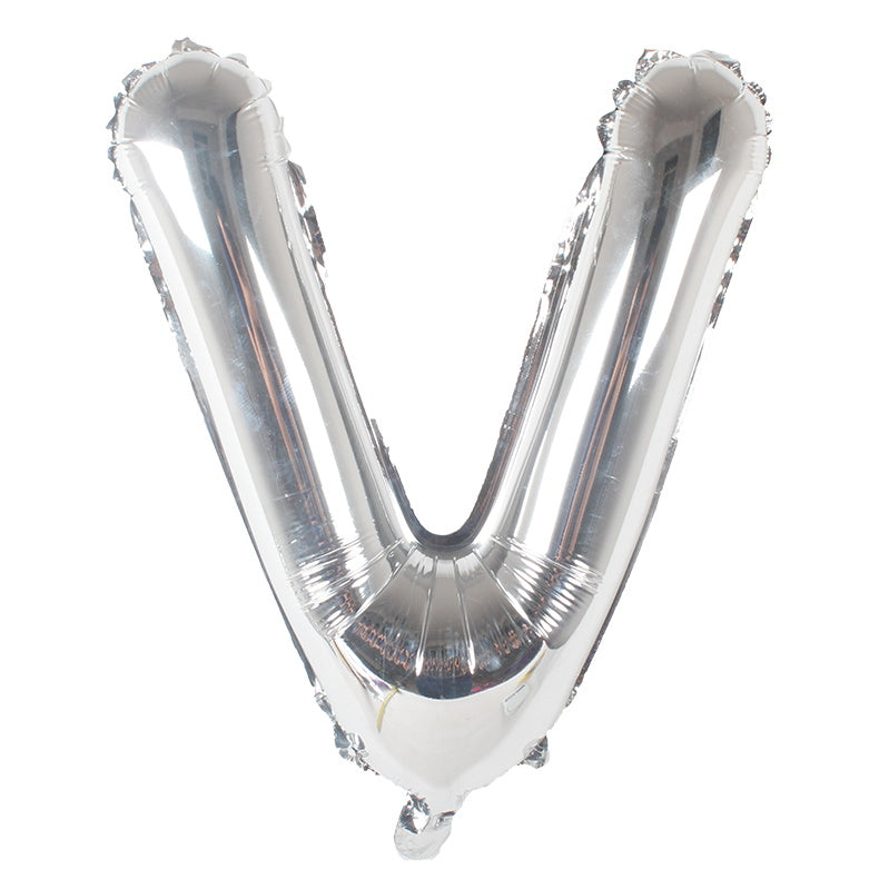40-Inch Silver Latter A Foil Balloon