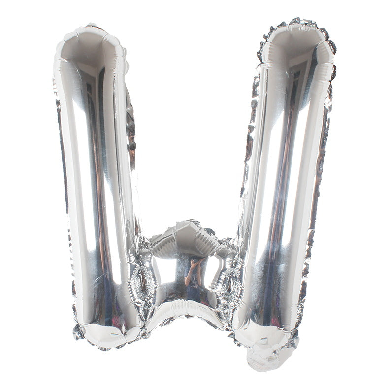 40-Inch Silver Latter A Foil Balloon