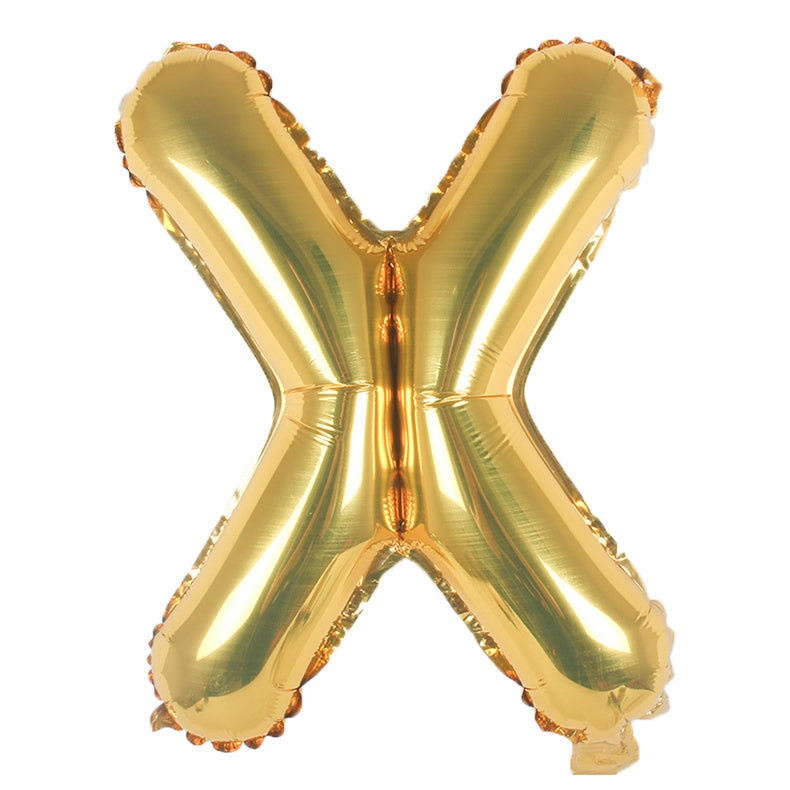 40-Inch Gold Letter Foil Balloon