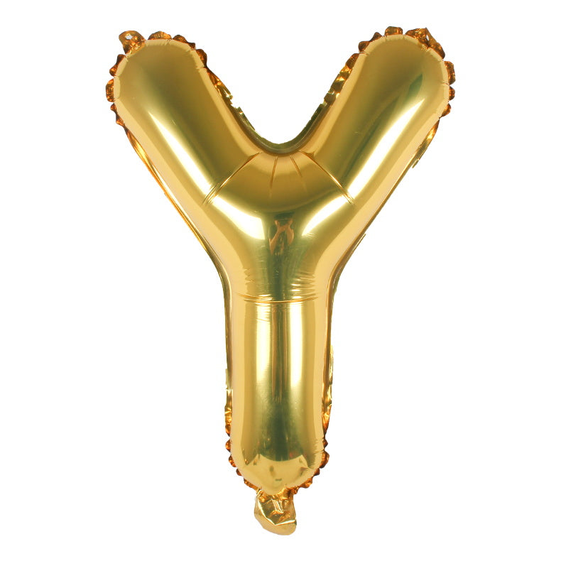 40-Inch Gold Letter Foil Balloon