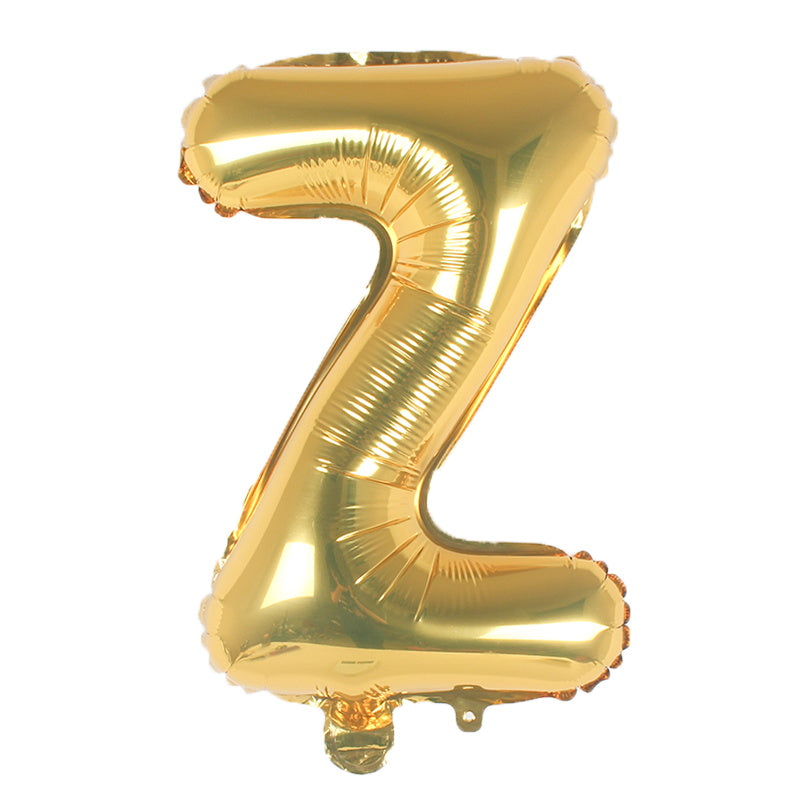 40-Inch Gold Letter Foil Balloon